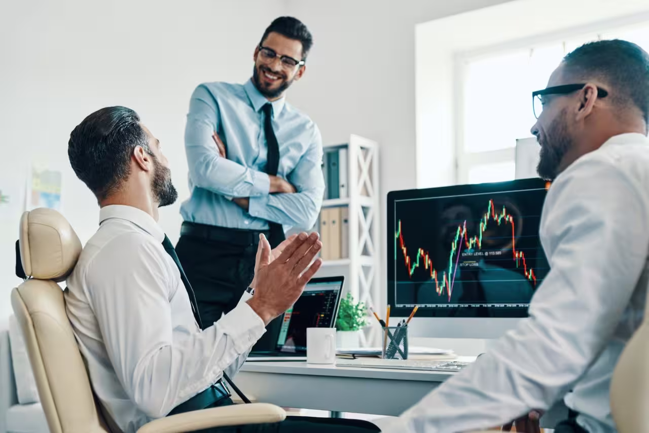 Huforium IQ trading interface illustration
